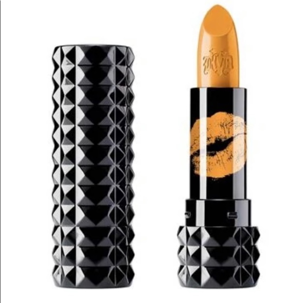 Limited Edition Kat Von D KVD Studded Kiss Crème Lipstick in Marigold Brand new